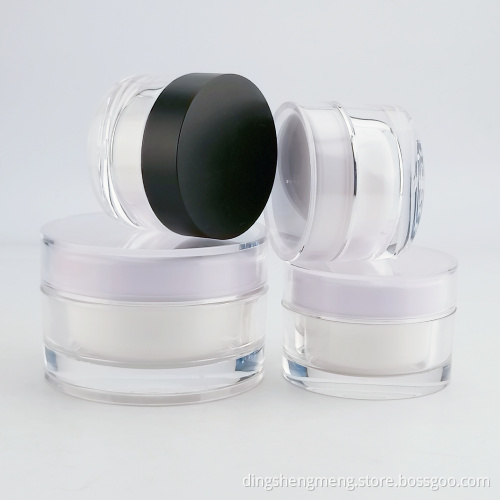Skin Care Cosmetic Cream Container Packaging Acrylic Jar